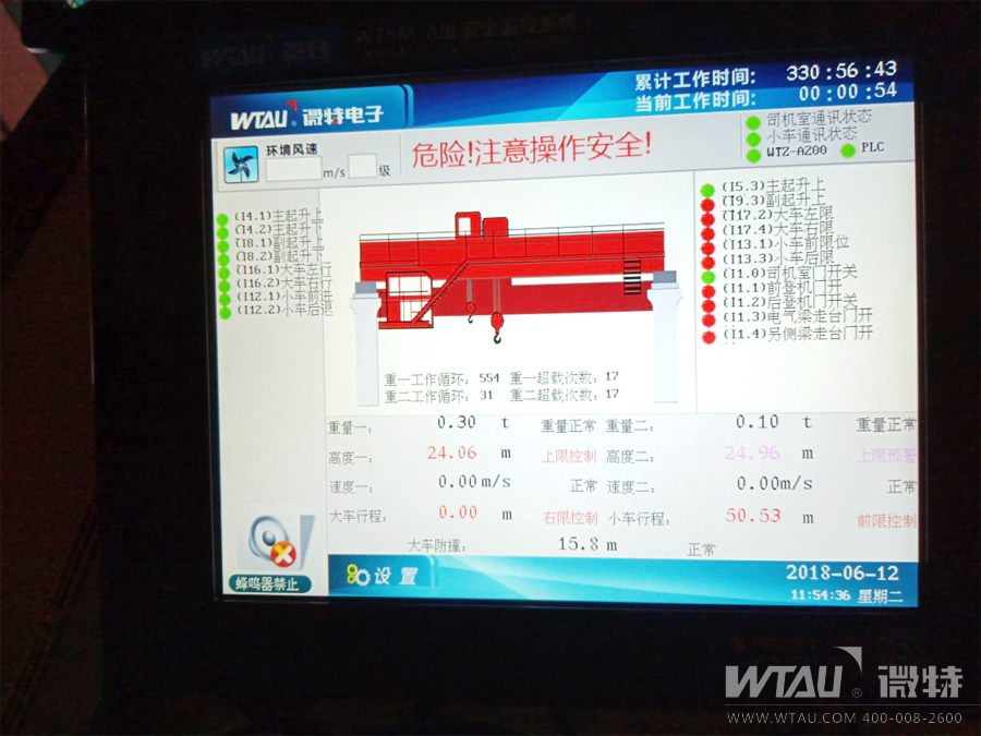 哈電集團(tuán)多臺(tái)橋式起重機(jī)安全監(jiān)控系統(tǒng)順利驗(yàn)收