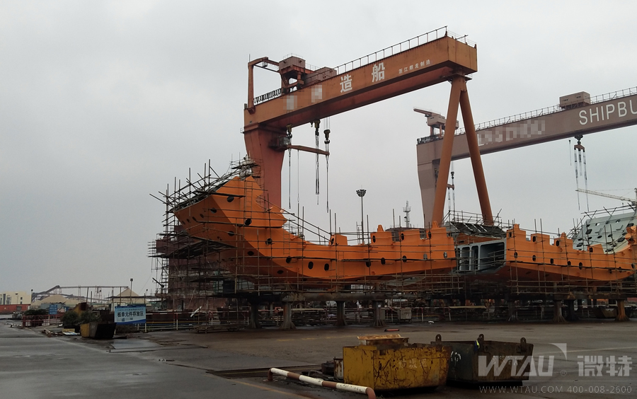 微特舟山300T造船龍門吊監(jiān)控項(xiàng)目順利驗(yàn)收